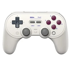 8Bitdo Pro 2 Bluetooth Controller for Switch, Hall Effect Joystick Update, Wireless Gaming Controller for Switch, PC, Android, and Steam Deck & Apple (Black Edition) Grey 8Bitdo Pro 2 Bluetooth Controller for Switch, Hall Effect Joystick Update, Wireless Gaming Controller for Switch, PC, Android, and Steam Deck & Apple (Black Edition) Grey