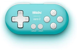 8Bitdo Zero 2 Bluetooth Gamepad Keychain Sized Mini Controller for Switch/Switch 2, Windows, Android (Turquoise Edition) 8Bitdo Zero 2 Bluetooth Gamepad Keychain Sized Mini Controller for Switch/Switch 2, Windows, Android (Turquoise Edition)