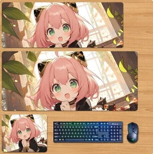 SPY×FAMILY Anya Forger Skin mouse pad Extended Gaming Mouse Pad with Stitched Edges, Large Mouse pad with Non-Slip Rubber Base for Work & Gaming, Office & Home 900/400mm SPY×FAMILY Anya Forger Skin mouse pad Extended Gaming Mouse Pad with Stitched Edges, Large Mouse pad with Non-Slip Rubber Base for Work & Gaming, Office & Home 900/400mm