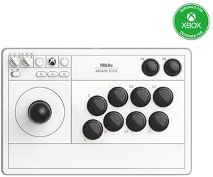 8Bitdo Arcade Stick for Xbox Series X|S, Xbox One and Windows 10, Arcade Fight Stick with 3.5mm Audio Jack - Officially Licensed (Black) WHITE 8Bitdo Arcade Stick for Xbox Series X|S, Xbox One and Windows 10, Arcade Fight Stick with 3.5mm Audio Jack - Officially Licensed (Black) WHITE