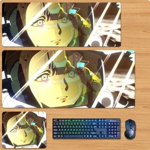 Cyberpunk: Edgerunners Skin mouse pad Extended Gaming Mouse Pad with Stitched Edges, Large Mouse pad with Non-Slip Rubber Base for Work & Gaming, Office & Home 300/250mm Cyberpunk: Edgerunners Skin mouse pad Extended Gaming Mouse Pad with Stitched Edges, Large Mouse pad with Non-Slip Rubber Base for Work & Gaming, Office & Home 300/250mm