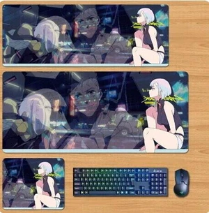 Cyberpunk: Edgerunners Skin mouse pad Extended Gaming Mouse Pad with Stitched Edges, Large Mouse pad with Non-Slip Rubber Base for Work & Gaming, Office & Home 300/250mm Cyberpunk: Edgerunners Skin mouse pad Extended Gaming Mouse Pad with Stitched Edges, Large Mouse pad with Non-Slip Rubber Base for Work & Gaming, Office & Home 300/250mm