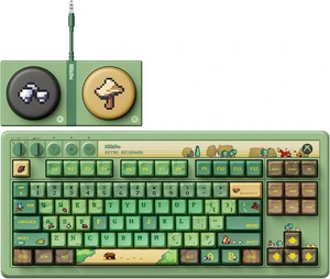 8Bitdo Retro 87 Mechanical Keyboard for Windows PC & Android, Forest Wonder 8Bitdo Retro 87 Mechanical Keyboard for Windows PC & Android, Forest Wonder