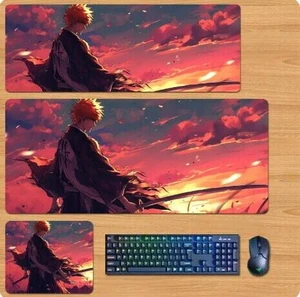 BLEACH Skin mouse pad Extended Gaming Mouse Pad with Stitched Edges, Large Mouse pad with Non-Slip Rubber Base for Work & Gaming, Office & Home 300/250mm BLEACH Skin mouse pad Extended Gaming Mouse Pad with Stitched Edges, Large Mouse pad with Non-Slip Rubber Base for Work & Gaming, Office & Home 300/250mm