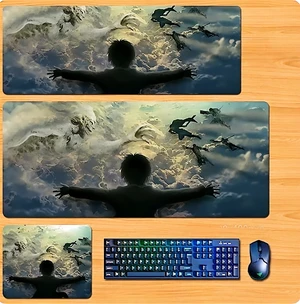 Attack on Titan Skin mouse pad Extended Gaming Mouse Pad with Stitched Edges, Large Mouse pad with Non-Slip Rubber Base for Work & Gaming, Office & Home 300/250mm Attack on Titan Skin mouse pad Extended Gaming Mouse Pad with Stitched Edges, Large Mouse pad with Non-Slip Rubber Base for Work & Gaming, Office & Home 300/250mm