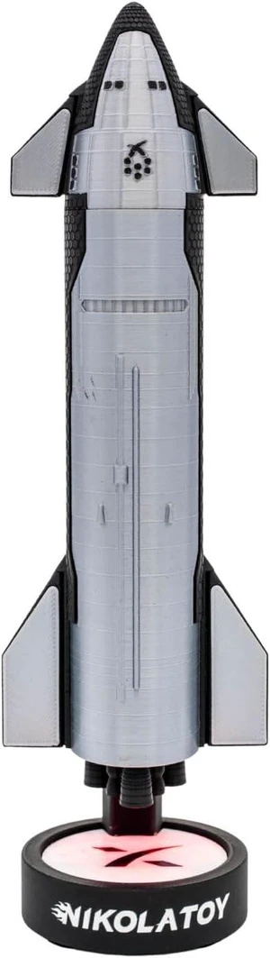 paceX Starship Model 1:200 Scale Space Rocket with LED Lights and Misting Function Aerospace Collectible Rocket Toy Desktop Ornament, Ideal Gift for Space Enthusiasts (Standard) paceX Starship Model 1:200 Scale Space Rocket with LED Lights and Misting Function Aerospace Collectible Rocket Toy Desktop Ornament, Ideal Gift for Space Enthusiasts (Standard)