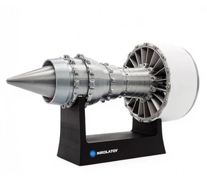 Turbofan Aircraft Engine Model, Cutaway Jet Engine Display Model, 23cm Desktop Aviation Science Educational Toy for Collection & Decor Turbofan Aircraft Engine Model, Cutaway Jet Engine Display Model, 23cm Desktop Aviation Science Educational Toy for Collection & Decor