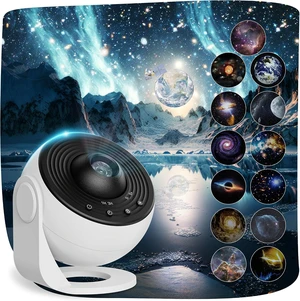 Galaxy Projector Night Light, 13-in-1 Star Projector for Bedroom, White Galaxy Projector Night Light, 13-in-1 Star Projector for Bedroom, White