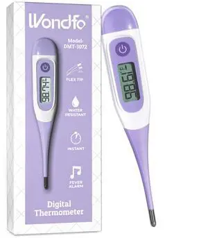 Digital Basal Thermometer for Women Fertility BBT Thermometer for Ovulation & Pregnancy Tracking High Accuracy & LCD Display & Waterproof Digital Basal Thermometer for Women Fertility BBT Thermometer for Ovulation & Pregnancy Tracking High Accuracy & LCD Display & Waterproof