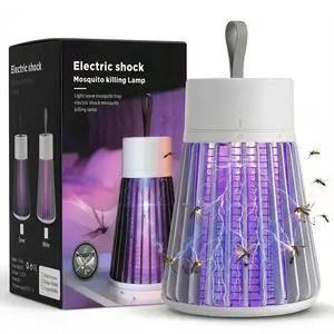 Rechargeable Bug Zapper with 2000mAh Battery, Mosquito Zapper & Night Light, Click Mode and Light Wave Mode, Hanging Hook for Indoor Outdoor Use in Home Office Hotel School Rechargeable Bug Zapper with 2000mAh Battery, Mosquito Zapper & Night Light, Click Mode and Light Wave Mode, Hanging Hook for Indoor Outdoor Use in Home Office Hotel School