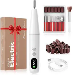 Cordless Electric Nail Drill File for Acrylic & Gel & Dip Powder Cordless Electric Nail Drill File for Acrylic & Gel & Dip Powder