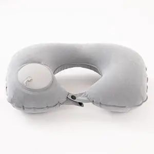 Portable Inflatable Neck Pillow for Travel - Quick-Inflate Airplane Pillow, Compact Adjustable Support for Flights Cars Trains Portable Inflatable Neck Pillow for Travel - Quick-Inflate Airplane Pillow, Compact Adjustable Support for Flights Cars Trains