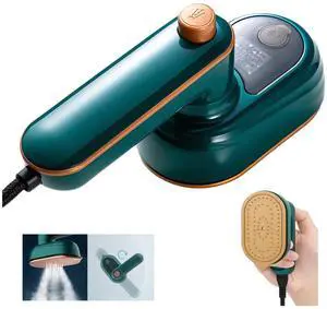 Portable Steam Iron - 2023 New Travel Mini Steam Iron, Portable Micro Small Iron Dry & Wet Ironing Machine, Steamer for Clothes Size, Foldable Handheld Iron and All in One (Green) Portable Steam Iron - 2023 New Travel Mini Steam Iron, Portable Micro Small Iron Dry & Wet Ironing Machine, Steamer for Clothes Size, Foldable Handheld Iron and All in One (Green)