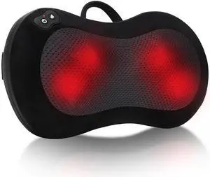 Shiatsu Back Massager for Pain Relief Deep Tissue, with Heat Cordless Portable Back and Neck Massager, 3D Kneading Lower Back Electric Massage Pillow for Holiday Gifts for Men Women Shiatsu Back Massager for Pain Relief Deep Tissue, with Heat Cordless Portable Back and Neck Massager, 3D Kneading Lower Back Electric Massage Pillow for Holiday Gifts for Men Women