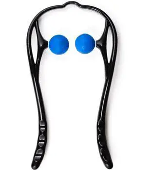 Neck Massager, Neck and Shoulder Shiatsu Deep Tissue Trigger Point Manual Self Muscle Massage Neck Massager, Neck and Shoulder Shiatsu Deep Tissue Trigger Point Manual Self Muscle Massage