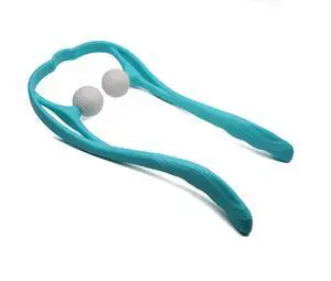 M1212 Shiatsu Neck Massager for Neck and Shoulder with Deep Tissue Trigger Point Manual Self Muscle Massage for Muscle Pain Relief (Simulates Massage Therapist Hands) (1 Pack Blue) M1212 Shiatsu Neck Massager for Neck and Shoulder with Deep Tissue Trigger Point Manual Self Muscle Massage for Muscle Pain Relief (Simulates Massage Therapist Hands) (1 Pack Blue)
