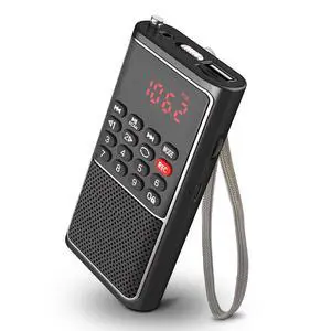 B01 Mini Portable FM Radio USB Player, TF/SD Card/USB Slot Support Mp3 Play Rec,Pocket Walkman Small Radio with Lock Key,Wristband,Rechargeable Battery Operated, Excellent Reception and Sound B01 Mini Portable FM Radio USB Player, TF/SD Card/USB Slot Support Mp3 Play Rec,Pocket Walkman Small Radio with Lock Key,Wristband,Rechargeable Battery Operated, Excellent Reception and Sound