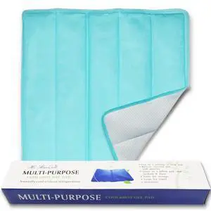 Ice Cooling Mat, Gel Cooling Cold Mat Pain Relief, Injuries Mesh Fabric Hot Cold Therapy Pack for Back, Shoulder, Knee, Belly Green 18in×18in (Green) Ice Cooling Mat, Gel Cooling Cold Mat Pain Relief, Injuries Mesh Fabric Hot Cold Therapy Pack for Back, Shoulder, Knee, Belly Green 18in×18in (Green)