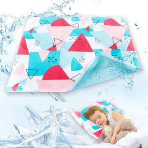 Pillow Cooling Pad Mat, Cold Pillow Injuries, Perfect for Night Sweats, Migraines, Fevers, Hot Flashes, Reusable (Geometric Patterns) Pillow Cooling Pad Mat, Cold Pillow Injuries, Perfect for Night Sweats, Migraines, Fevers, Hot Flashes, Reusable (Geometric Patterns)