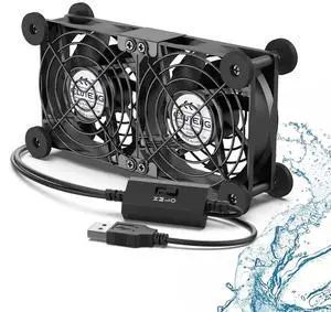 Dual Cooling Fan Whisper Quiet 80mm USB Fan 3 Adjustable High Speed | Computer Fans, USB Port Heatsink Fans Compatible for PS4, PS5, Router, Laptop, PC, Xbox Cooling Electronics Dual Cooling Fan Whisper Quiet 80mm USB Fan 3 Adjustable High Speed | Computer Fans, USB Port Heatsink Fans Compatible for PS4, PS5, Router, Laptop, PC, Xbox Cooling Electronics