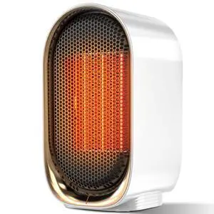 Space Heater,Portable Mini Energy Efficient Space Heaters for Indoor Use,2-Speed Portable Heater Fan for Office with Adjustable,Triple Protection,Suitable for Bedroom, Office and Indoor Use(White) Space Heater,Portable Mini Energy Efficient Space Heaters for Indoor Use,2-Speed Portable Heater Fan for Office with Adjustable,Triple Protection,Suitable for Bedroom, Office and Indoor Use(White)