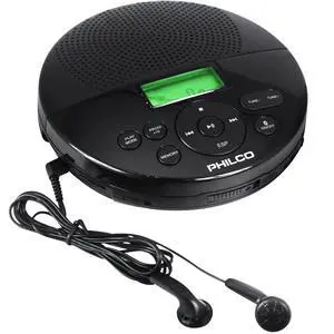 Philco Bluetooth Personal CD Player - MP3 Playback, FM Radio, 60s Anti-Shock, Built-in Speaker, Headphones Included Philco Bluetooth Personal CD Player - MP3 Playback, FM Radio, 60s Anti-Shock, Built-in Speaker, Headphones Included