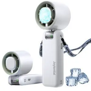 Portable Handheld Fan, Turbo Hand Fan with 1-100 Speed Adjustable USB Rechargeable, Powerful Instant Cooling Personal Mini Fan for Travel, Outdoor, Camping, White Portable Handheld Fan, Turbo Hand Fan with 1-100 Speed Adjustable USB Rechargeable, Powerful Instant Cooling Personal Mini Fan for Travel, Outdoor, Camping, White
