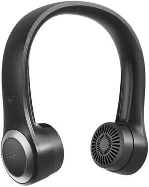 Portable Neck Fan, 4000mAh Rechargeable Hands Free Bladeless Mini Fans, 3 Speeds Air Outlet Can Rotate 70°, Free Adjustment Personal Wearable Cooling Fan Suitable for Travel Office Black Portable Neck Fan, 4000mAh Rechargeable Hands Free Bladeless Mini Fans, 3 Speeds Air Outlet Can Rotate 70°, Free Adjustment Personal Wearable Cooling Fan Suitable for Travel Office Black