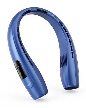 Neck Fan, Personal Fan with LED Indicator, USB-C Charging, Long-Lasting 4000mAh Battery, Hands Free Bladeless Fan with 3 Adjustable Speeds & Ultra-Quiet, Ideal for Home, Travel & Outdoor Neck Fan, Personal Fan with LED Indicator, USB-C Charging, Long-Lasting 4000mAh Battery, Hands Free Bladeless Fan with 3 Adjustable Speeds & Ultra-Quiet, Ideal for Home, Travel & Outdoor