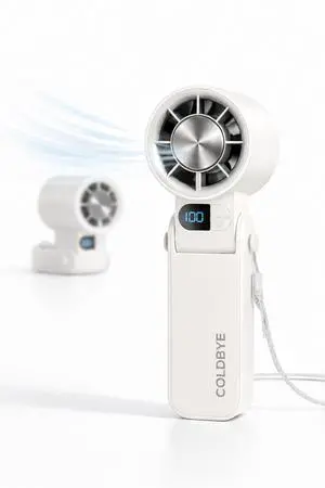 Portable Handheld Fan with Cooling Plate, 199-Speed Stepless Control, 3-in-1 Foldable Fan for Handheld/Desktop/Neck, Powerful Airflow Personal Fan for Travel, Makeup, Outdoor, Summer Essentials Portable Handheld Fan with Cooling Plate, 199-Speed Stepless Control, 3-in-1 Foldable Fan for Handheld/Desktop/Neck, Powerful Airflow Personal Fan for Travel, Makeup, Outdoor, Summer Essentials