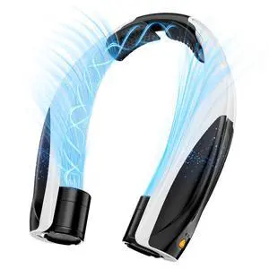 Neck Fan Portable Neck Fan Rechargeable with 6 Adjustable Speeds, Neck Cooler with 360° Surround Breeze, Upgraded Long-lasting Wearable Fan for Hot Weather, Travel, Outdoor, Camping, Men & Women Neck Fan Portable Neck Fan Rechargeable with 6 Adjustable Speeds, Neck Cooler with 360° Surround Breeze, Upgraded Long-lasting Wearable Fan for Hot Weather, Travel, Outdoor, Camping, Men & Women