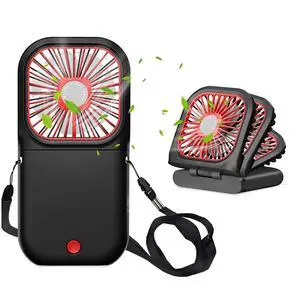 Portable Neck Fan Mini Quiet Handheld Personal 0-180° Foldable USB Rechargeable Fan Operated for Home Office Outdoor Travel, 3000mAh Power Bank Hands Free Necklace Fans Portable Neck Fan Mini Quiet Handheld Personal 0-180° Foldable USB Rechargeable Fan Operated for Home Office Outdoor Travel, 3000mAh Power Bank Hands Free Necklace Fans