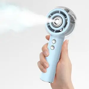 Portable Misting Fan, Handheld Turbo Fan with Mist, 6000mAh Battery Rechargeable Personal Fans Mister 4-Speed, 25ml Water Spray Tank, Gifts for Women Men Home Office Travel Outdoor Camping Portable Misting Fan, Handheld Turbo Fan with Mist, 6000mAh Battery Rechargeable Personal Fans Mister 4-Speed, 25ml Water Spray Tank, Gifts for Women Men Home Office Travel Outdoor Camping