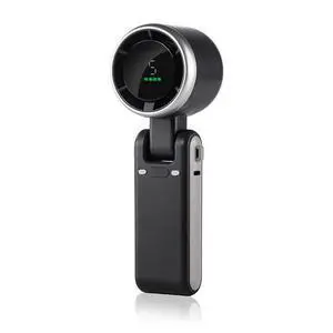 Rechargeable Handheld Turbo Fan 5-Speed Cooling, Long-Lasting Battery up to 12H, 3-in-1 Mini Fan with Turbo Airflow Tech for Travel, Outdoor, Beach & Sports (Black) Rechargeable Handheld Turbo Fan 5-Speed Cooling, Long-Lasting Battery up to 12H, 3-in-1 Mini Fan with Turbo Airflow Tech for Travel, Outdoor, Beach & Sports (Black)