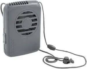 Neck Personal Travel Battery Powered Cooling Fan, Single Pack (Gray) Neck Personal Travel Battery Powered Cooling Fan, Single Pack (Gray)