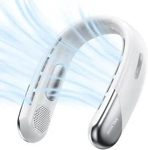 Portable Neck Fan Personal 4000mah Bladeless Cooling Neck Fan Blow Cold Air Neck Cooler Wearable Fan Around Your Neck Adjustable Hands Free Rechargeable Gift Men Travel Essentials Portable Neck Fan Personal 4000mah Bladeless Cooling Neck Fan Blow Cold Air Neck Cooler Wearable Fan Around Your Neck Adjustable Hands Free Rechargeable Gift Men Travel Essentials