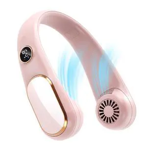 Neck Fan Rechargeable 5 Speeds, Portable Personal Fan, Hands Free Bladeless Fan, Battery Operated Wearable Fan Adjustable, Screen Design, 4-12 Hours, Cooling Fan For Travel, Outdoor, Indoor Neck Fan Rechargeable 5 Speeds, Portable Personal Fan, Hands Free Bladeless Fan, Battery Operated Wearable Fan Adjustable, Screen Design, 4-12 Hours, Cooling Fan For Travel, Outdoor, Indoor