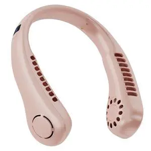 Portable Neck Fan, 360° Cooling Personal Fan with 5 Speeds, USB Rechargeable Wearable Neck Fan, Hands Free Bladeless Fan, Twistable, Mini Portable Fan, Gifts for Men Women Mom Dad, Pink Portable Neck Fan, 360° Cooling Personal Fan with 5 Speeds, USB Rechargeable Wearable Neck Fan, Hands Free Bladeless Fan, Twistable, Mini Portable Fan, Gifts for Men Women Mom Dad, Pink