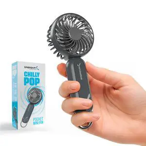 ChillyPop Mini Portable Fan, Lightweight & Small Personal Fan, Long Quiet & Powerful Cooling Time, Makeup Kids Travel Fan, Rechargeable USB C Pocket-Sized Summer Gift for Women Men Grey ChillyPop Mini Portable Fan, Lightweight & Small Personal Fan, Long Quiet & Powerful Cooling Time, Makeup Kids Travel Fan, Rechargeable USB C Pocket-Sized Summer Gift for Women Men Grey