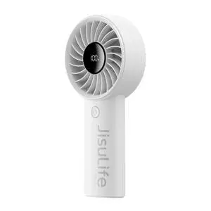 Handheld Portable Fan, Stronger and Longer-Lasting: 5 Speed, 3600mAh Battery, 12-Blade Turbo For Powerful Wider Wind, LED Display, Rechargeable Personal Fan for Travel Concerts Makeup-Grey Handheld Portable Fan, Stronger and Longer-Lasting: 5 Speed, 3600mAh Battery, 12-Blade Turbo For Powerful Wider Wind, LED Display, Rechargeable Personal Fan for Travel Concerts Makeup-Grey
