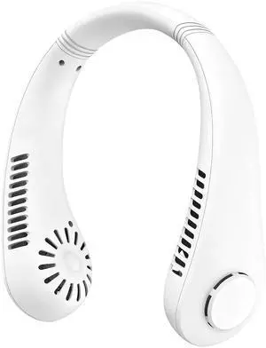 Rechargeable Neck Fan, Portable Bladeless Personal Fan, Hands-Free Wearable Cooling Fan with 3 Speeds, USB Rechargeable Lightweight Neck Fan for Travel, Outdoor Work, Women & Men Rechargeable Neck Fan, Portable Bladeless Personal Fan, Hands-Free Wearable Cooling Fan with 3 Speeds, USB Rechargeable Lightweight Neck Fan for Travel, Outdoor Work, Women & Men