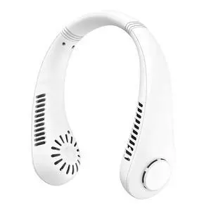 Rechargeable Bladeless Neck Fan, Portable Fan with 3 speeds | USB rechargeable wearable fan, 3 speeds, lightweight design, personal cooling for travel, camping, office, outdoor work. Rechargeable Bladeless Neck Fan, Portable Fan with 3 speeds | USB rechargeable wearable fan, 3 speeds, lightweight design, personal cooling for travel, camping, office, outdoor work.