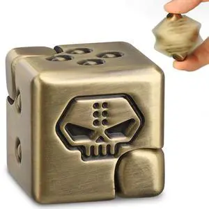 Dice Infinity Fidget Cube, Fidget Spinner Toy for Kids Adults, Metal Transformable Anti-Anxiety Focusing Fidget Block Toy, EDC 2 in 1 Gyro Cube, Office Desk Gadgets Decor, Stress Relieve Gift Prize Dice Infinity Fidget Cube, Fidget Spinner Toy for Kids Adults, Metal Transformable Anti-Anxiety Focusing Fidget Block Toy, EDC 2 in 1 Gyro Cube, Office Desk Gadgets Decor, Stress Relieve Gift Prize