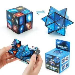 Star Cube,Vcall 2 in 1 Combo Infinity Cube Fidget Toy Magic Star Cube Smooth Surface Magic Cube Puzzle for Kids and Adults to Stress and Anxiety Relief Mini Preschool Toys Star Cube,Vcall 2 in 1 Combo Infinity Cube Fidget Toy Magic Star Cube Smooth Surface Magic Cube Puzzle for Kids and Adults to Stress and Anxiety Relief Mini Preschool Toys