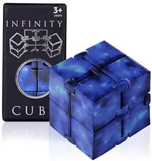 Infinity Cube Toy Fidget Galaxy, Fidget Sensory Cube Toys for Kids and Adults for Stress Relief and Anti-Stress, Mini Gadget for Boys and Girls with Autism, ADD, and ADHD, Cool Handheld Desk Toy Infinity Cube Toy Fidget Galaxy, Fidget Sensory Cube Toys for Kids and Adults for Stress Relief and Anti-Stress, Mini Gadget for Boys and Girls with Autism, ADD, and ADHD, Cool Handheld Desk Toy