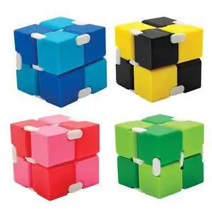 Raymond Geddes Infinity Cube Fidget Toys (Pack of 12) - Block Fidget Toys for Kids - Novelty Toys for Birthday Party Favors and Prizes Raymond Geddes Infinity Cube Fidget Toys (Pack of 12) - Block Fidget Toys for Kids - Novelty Toys for Birthday Party Favors and Prizes