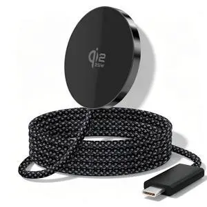 25W Magnetic Wireless Charger Qi2.2 Fast Charging Pad for iPhone 17 16 15 14 13 12 Pro Max/Galaxy S26 S25 S22/Google Pixel 10/AirPods, Slim Portable for Travel Bedside Office (Black) 25W Magnetic Wireless Charger Qi2.2 Fast Charging Pad for iPhone 17 16 15 14 13 12 Pro Max/Galaxy S26 S25 S22/Google Pixel 10/AirPods, Slim Portable for Travel Bedside Office (Black)
