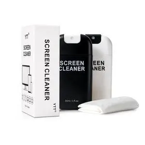 Screen Cleaner Spray Kit with Nano Fiber Cloth for Phone, iPad, Laptop, Monitor & TV Screens, Portable Streak-Free Cleaning Set, 2 Pack Screen Cleaner Spray Kit with Nano Fiber Cloth for Phone, iPad, Laptop, Monitor & TV Screens, Portable Streak-Free Cleaning Set, 2 Pack