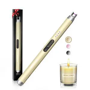 Candle Lighter Electric Rechargeable USB Plasma Arc Lighter with Safety Lock, Mothers Day Birthday Gifts for Women Windproof Flameless Long Matches Lighters for Candle,Grill,BBQ,Camping Candle Lighter Electric Rechargeable USB Plasma Arc Lighter with Safety Lock, Mothers Day Birthday Gifts for Women Windproof Flameless Long Matches Lighters for Candle,Grill,BBQ,Camping