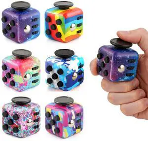 6 Pack Fidget Cubes Sensory Toy Set, Infinity Cube for Stress Relief 6 Pack Fidget Cubes Sensory Toy Set, Infinity Cube for Stress Relief
